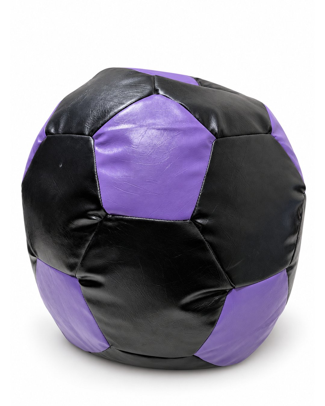 The Football Bean Bag — Purple Black